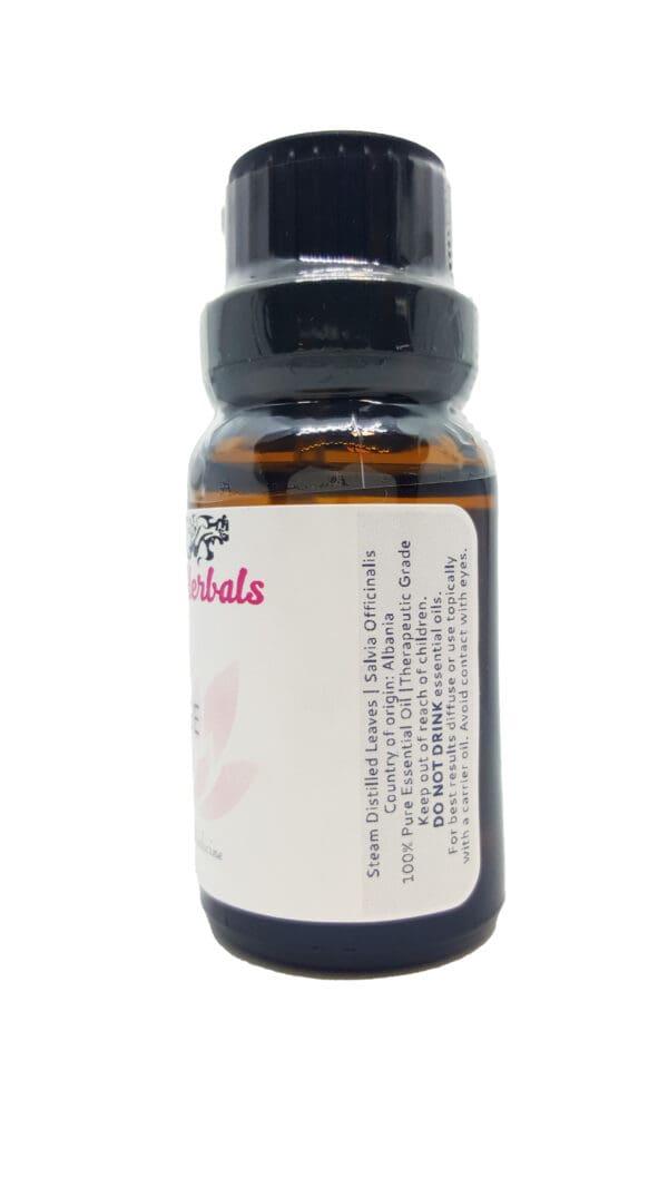 Sage Essential Oil 15 mL Info